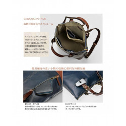 BAGGEX 全皮托特型背包