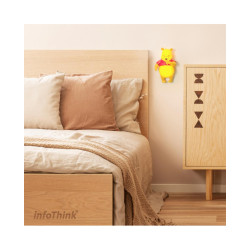 INFOTHINK 小熊維尼系列圓圓肚掛立兩用拍拍燈