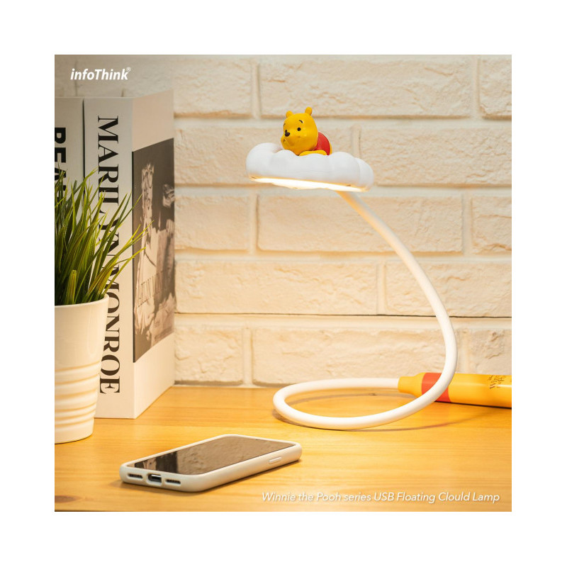 INFOTHINK 小熊維尼系列 USB 充電 LED 飄飄雲燈