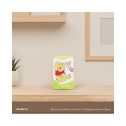 INFOTHINK 維尼系列三合一磁吸式無線快充行動電源 限量版