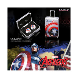 INFOTHINK 漫威系列LES HÉROS真無線藍牙耳機- 美國隊長